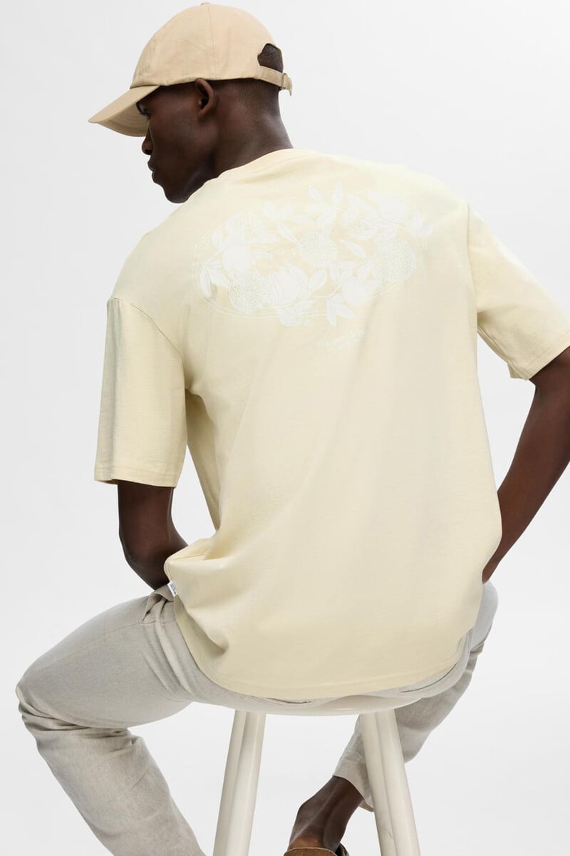 Pedro Del Hierro Camiseta De Manga Corta Con Ilustración Trasera Confeccionada 100% Con Algodón Orgánico