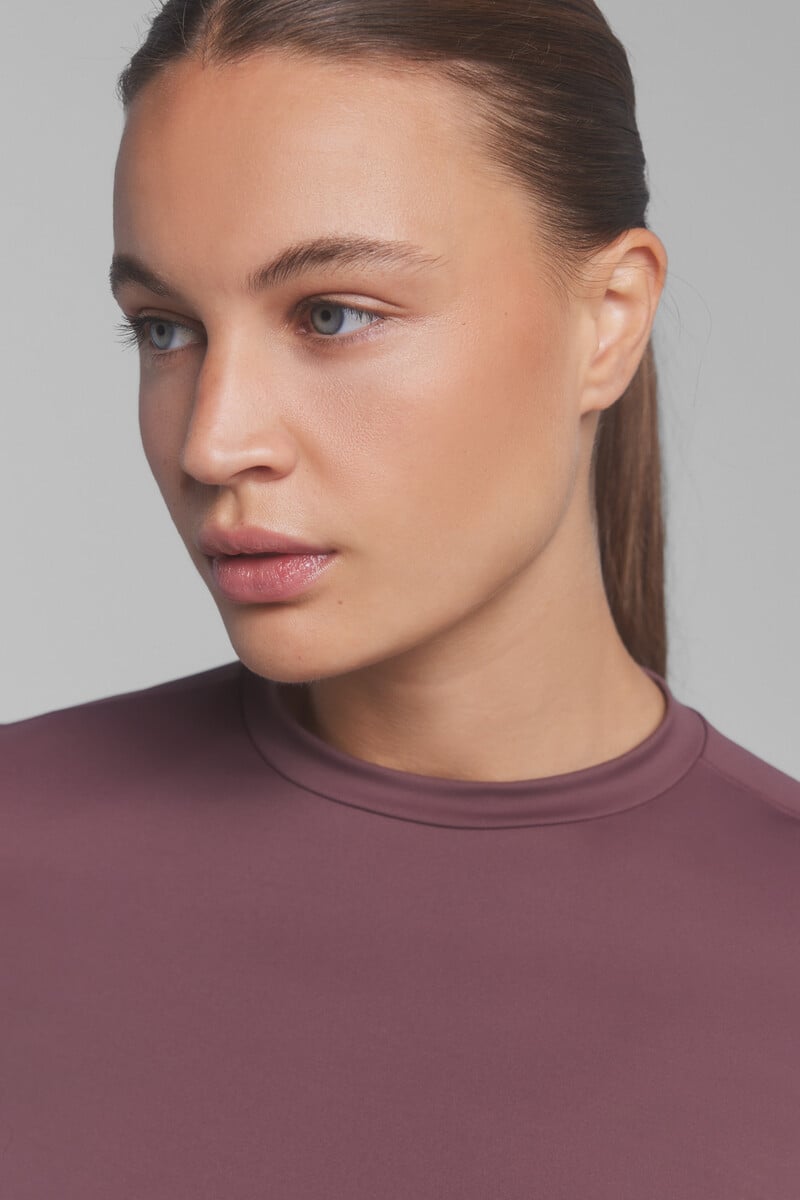 Pedro Del Hierro Camiseta Manga Larga Ligera Granate