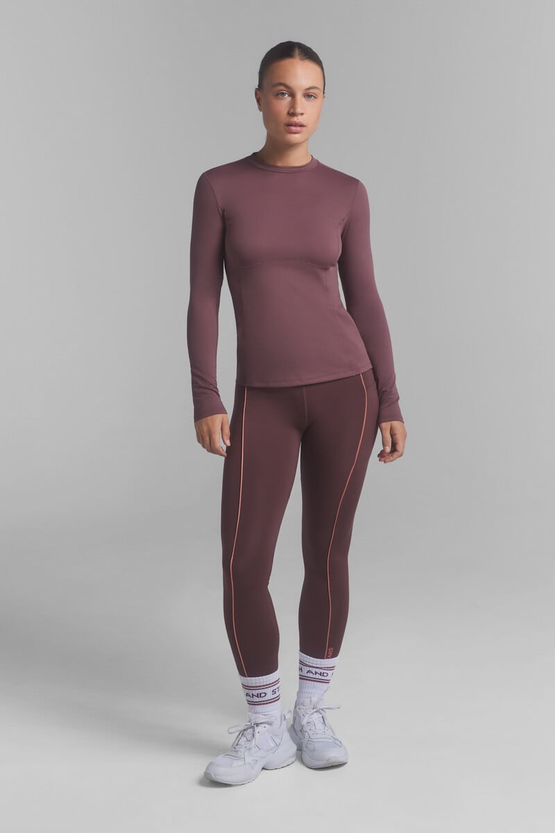 Pedro Del Hierro Camiseta Manga Larga Ligera Granate