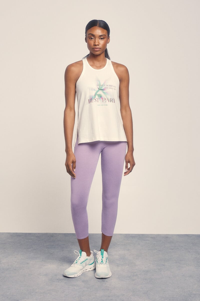 Pedro Del Hierro Camiseta Sin Mangas Algodón Blanco