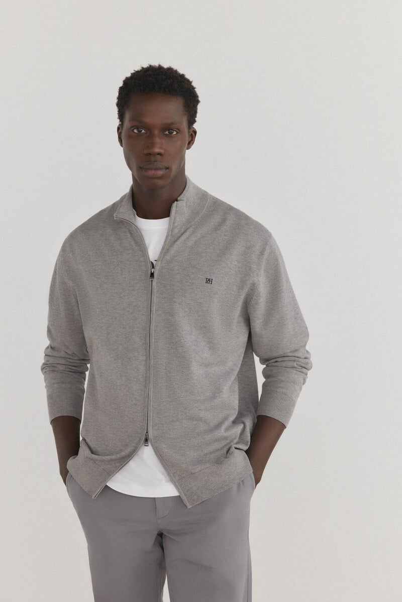 Pedro Del Hierro Cárdigan Algodón Premium Cremallera