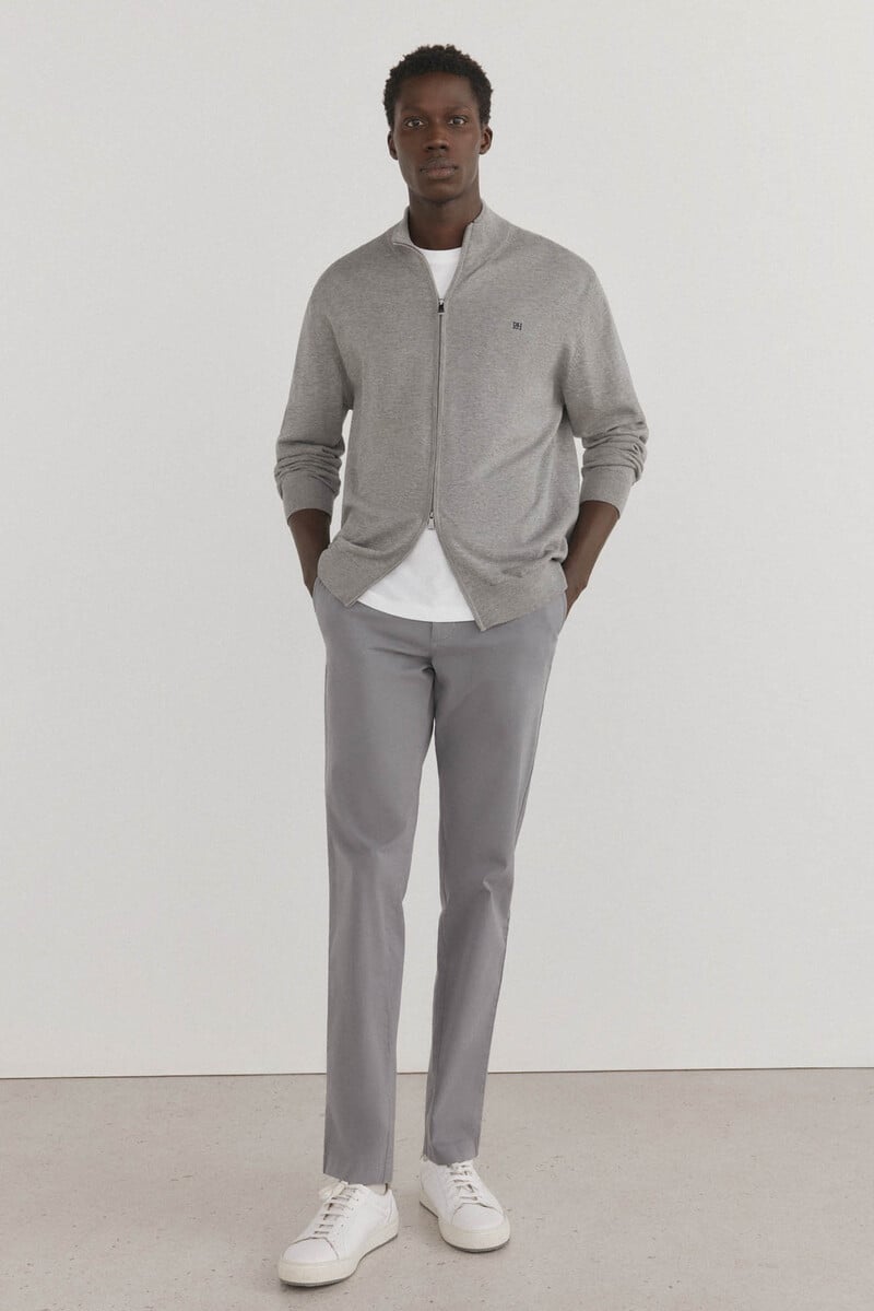 Pedro Del Hierro Cárdigan Algodón Premium Cremallera