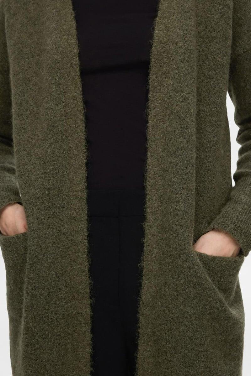 Pedro Del Hierro Cárdigan Largo Confeccionado Con Lana Y Alpaca