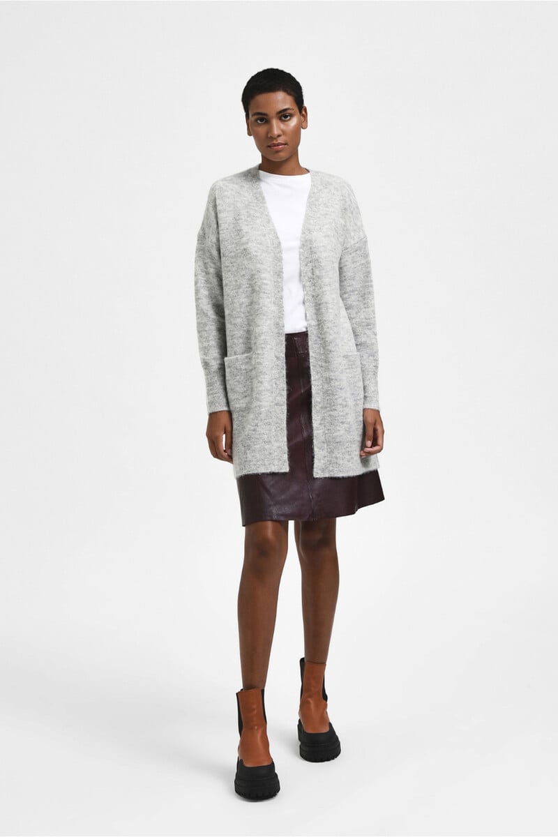 Pedro Del Hierro Cárdigan Largo Confeccionado Con Lana Y Alpaca