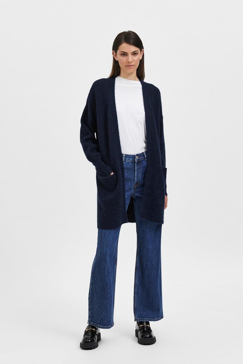 Pedro Del Hierro Cárdigan Largo Confeccionado Con Lana Y Alpaca