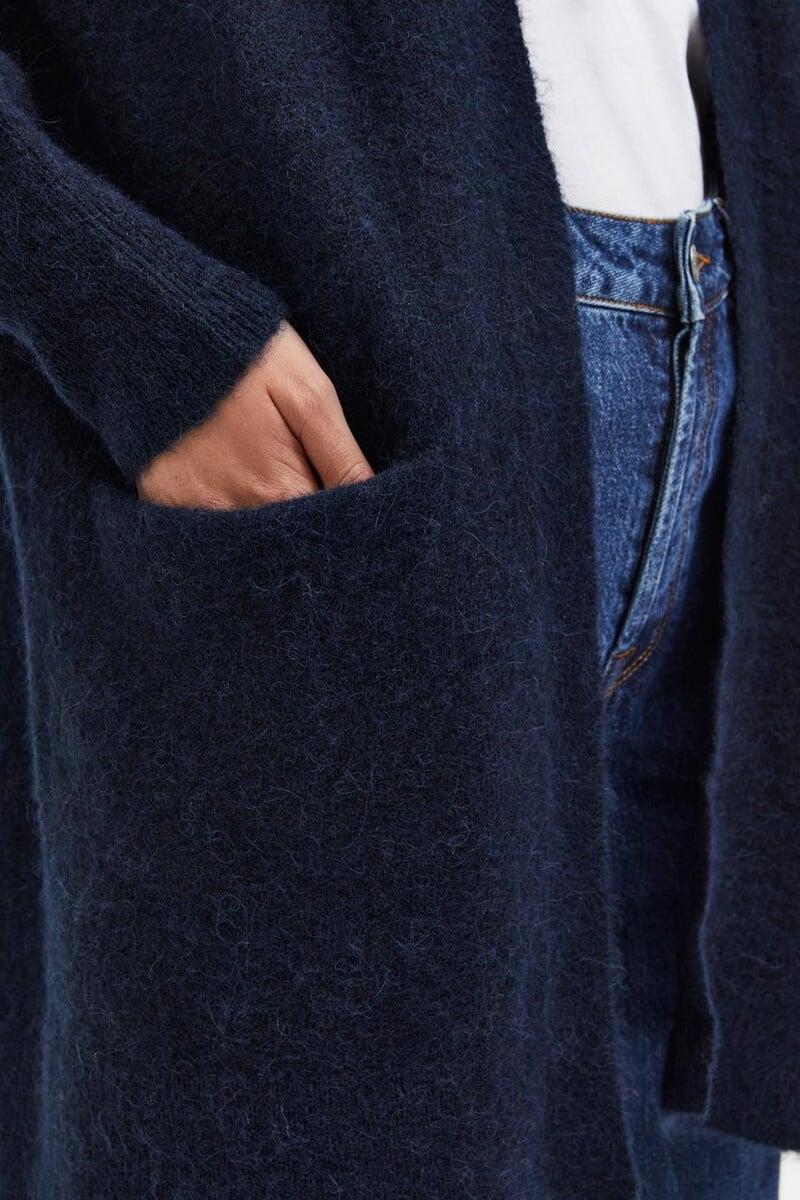 Pedro Del Hierro Cárdigan Largo Confeccionado Con Lana Y Alpaca