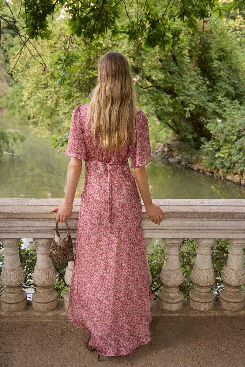 Pedro Del Hierro Casiopea. Vestido Estampado Botones