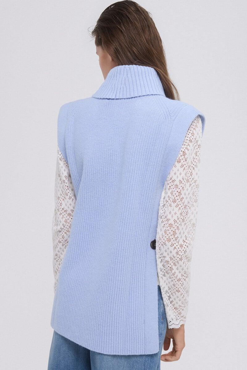 Pedro Del Hierro Chaleco Aberturas Laterales Cuello Desmontable