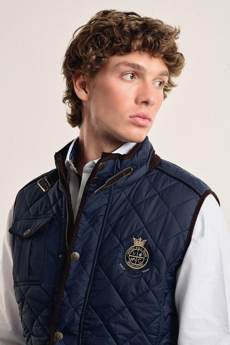 Pedro Del Hierro Chaleco Husky Color Azul Marino Valecuatro