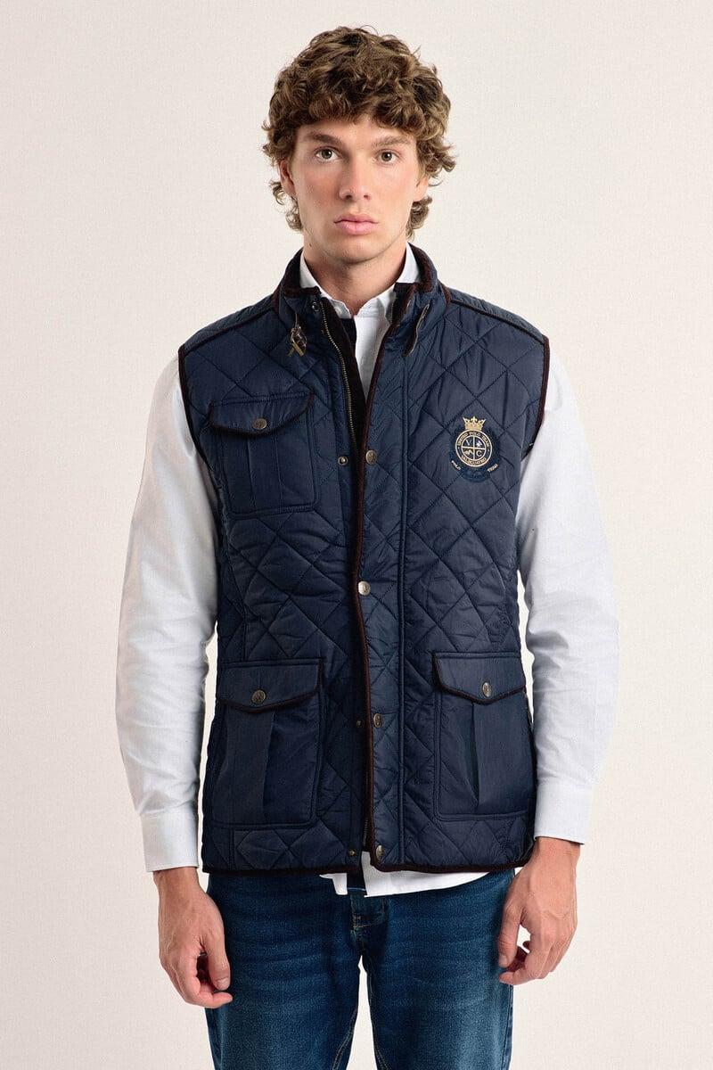 Pedro Del Hierro Chaleco Husky Color Azul Marino Valecuatro