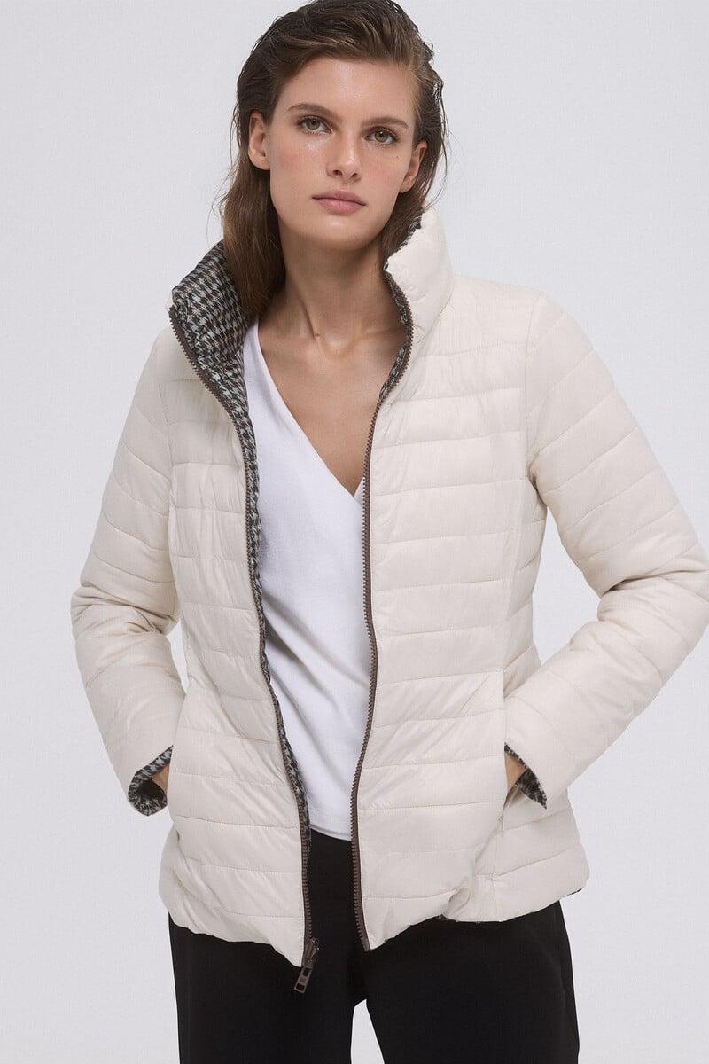 Pedro Del Hierro Chaqueta Acolchada Reversible Estampada