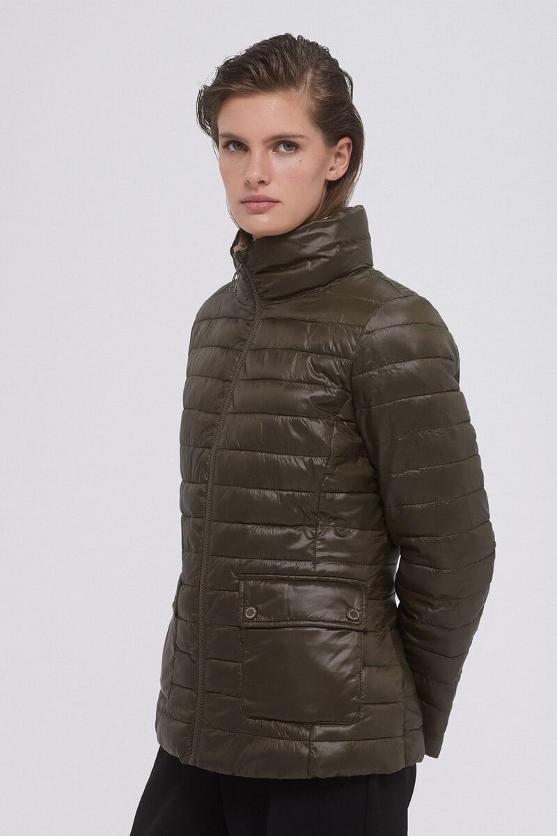 Pedro Del Hierro Chaqueta Acolchada Reversible Lisa