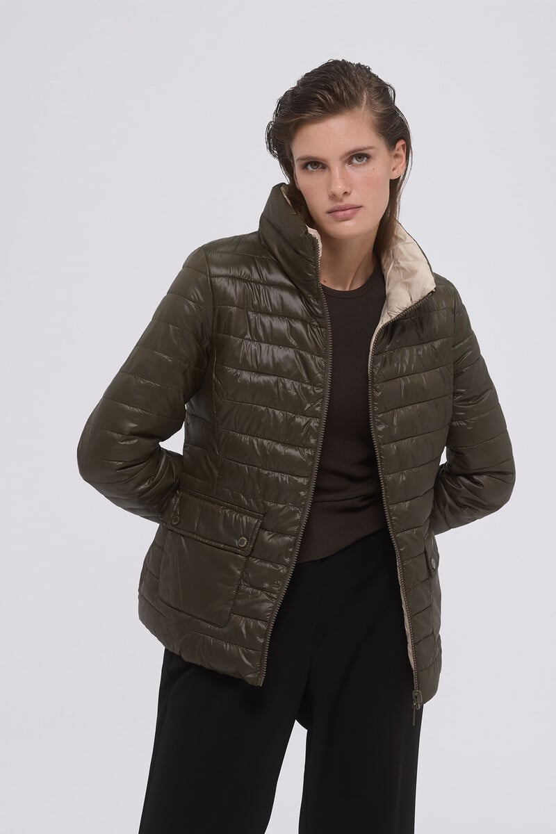 Pedro Del Hierro Chaqueta Acolchada Reversible Lisa