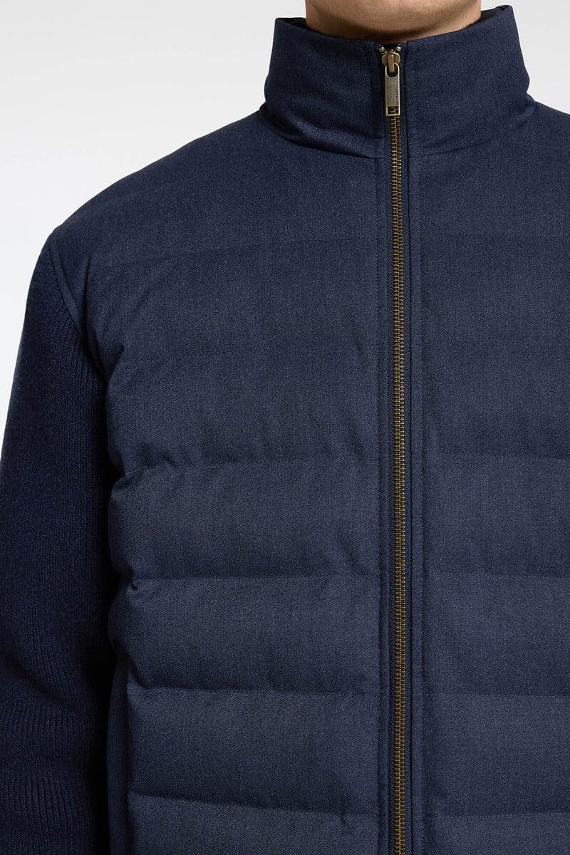 Pedro Del Hierro Chaqueta Corta Acolchada Contraste