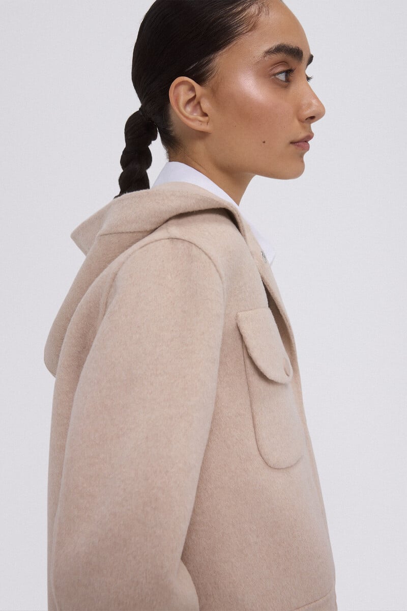 Pedro Del Hierro Chaqueta Corta Double Face Capucha