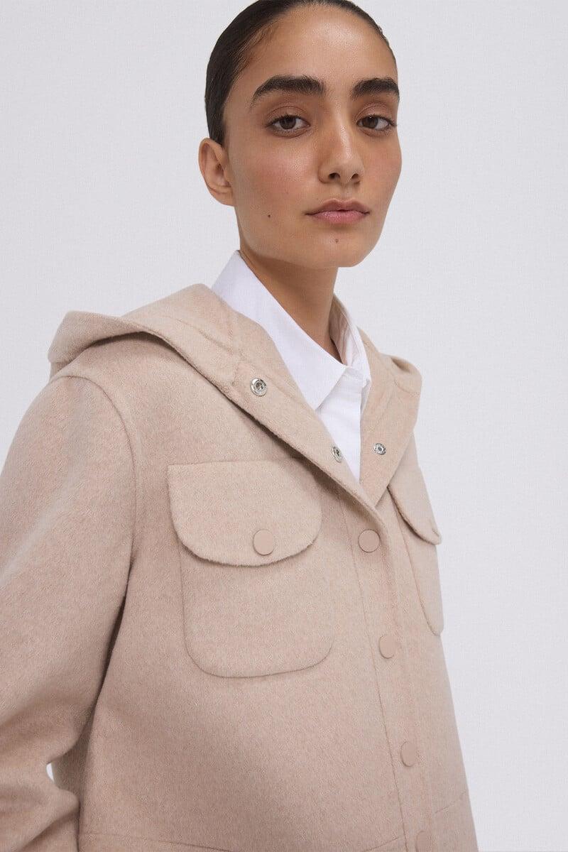 Pedro Del Hierro Chaqueta Corta Double Face Capucha