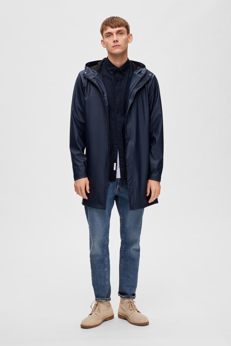 Pedro Del Hierro Chubasquero Impermeable Con Capucha