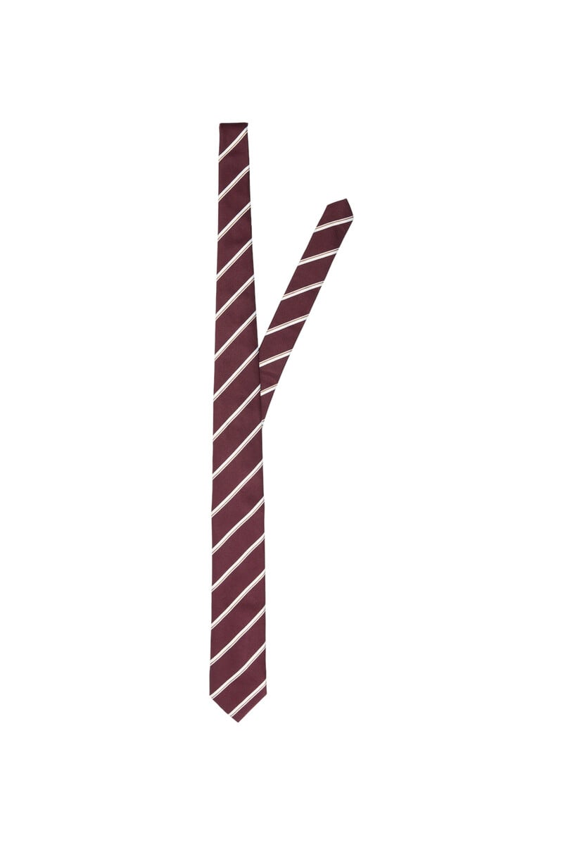 Pedro Del Hierro Corbata De Rayas Confeccionada Con Materiales Reciclados