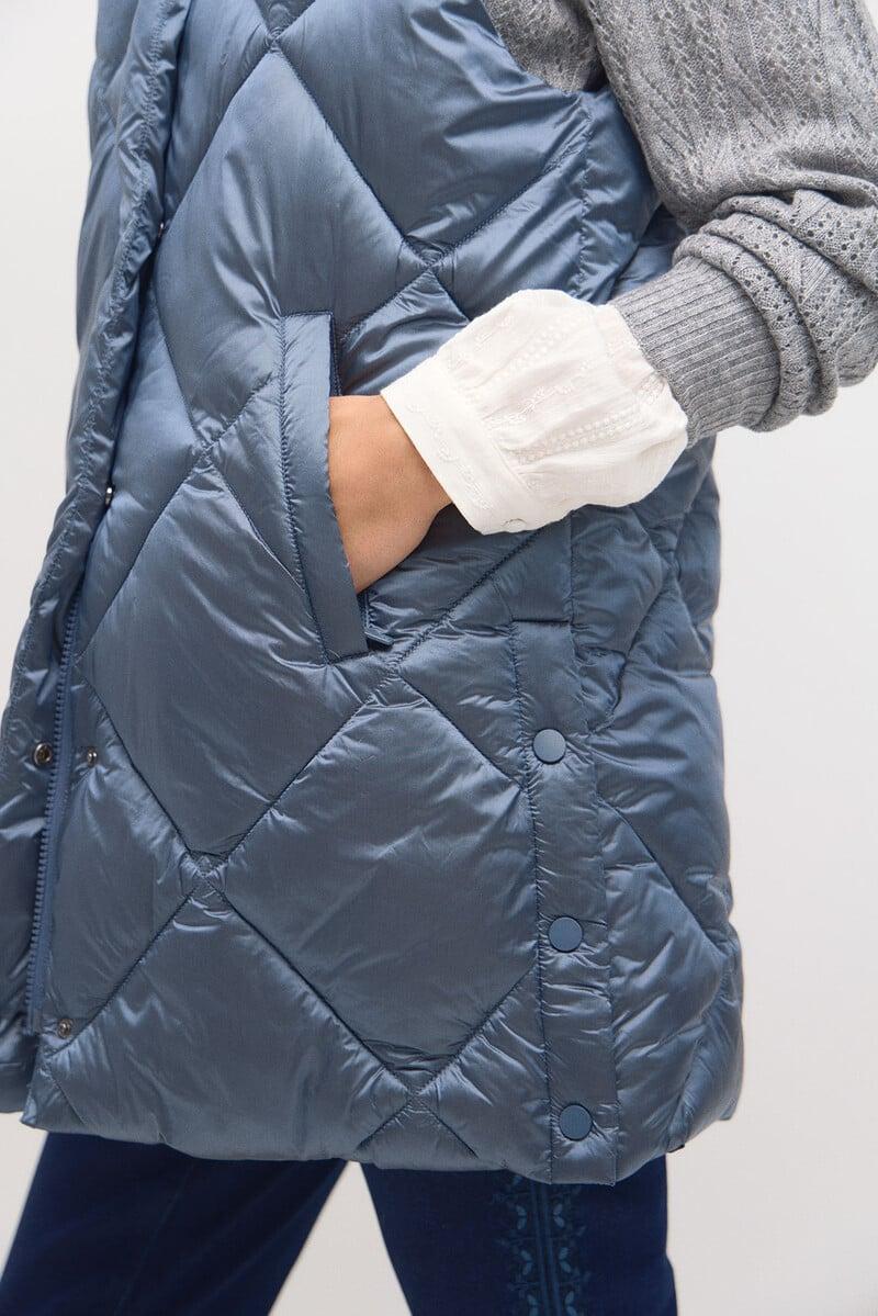 Pedro Del Hierro Dafne. Chaleco Acolchado Metalizado