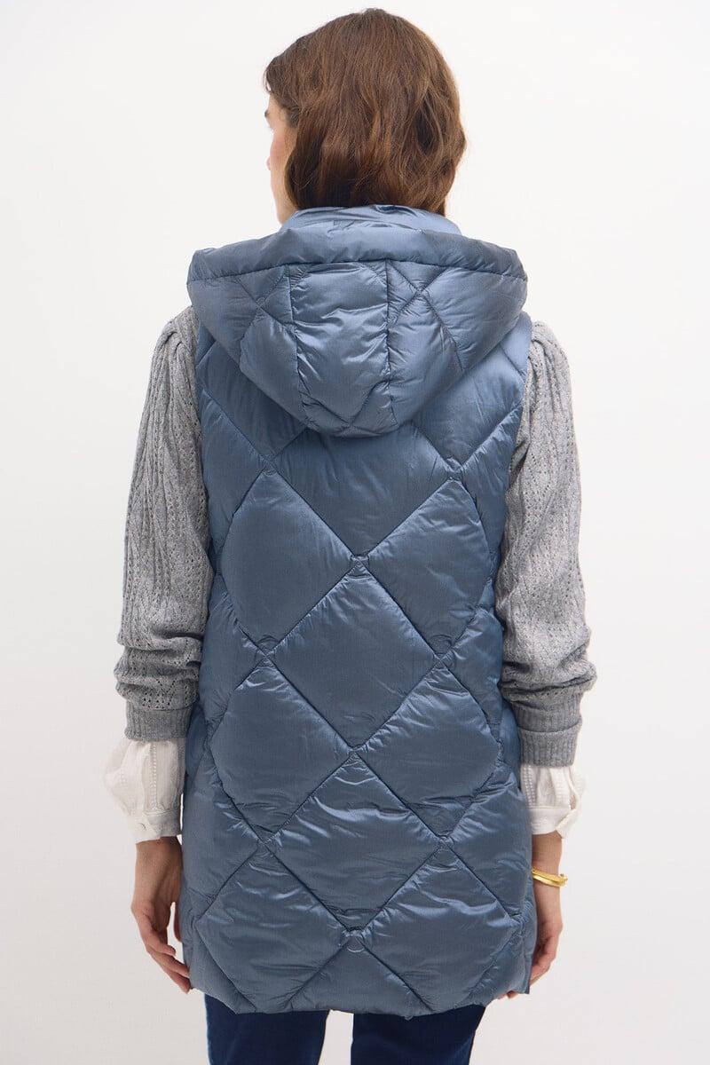 Pedro Del Hierro Dafne. Chaleco Acolchado Metalizado