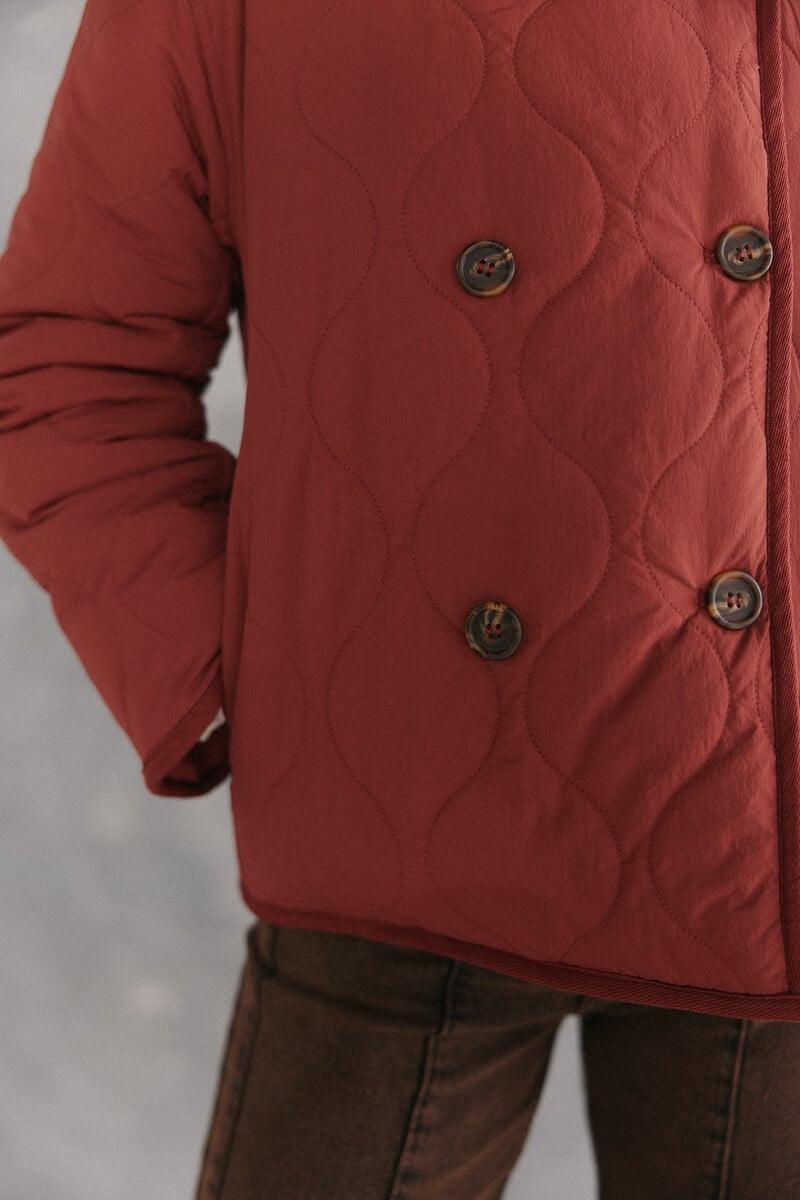 Pedro Del Hierro Diana. Chaqueta Acolchada Con Botones