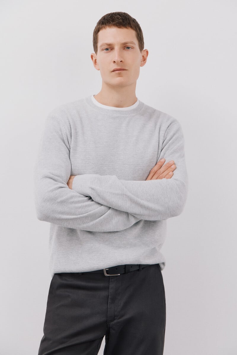 Pedro Del Hierro Jersey Algodón Ligero Cuello Redondo