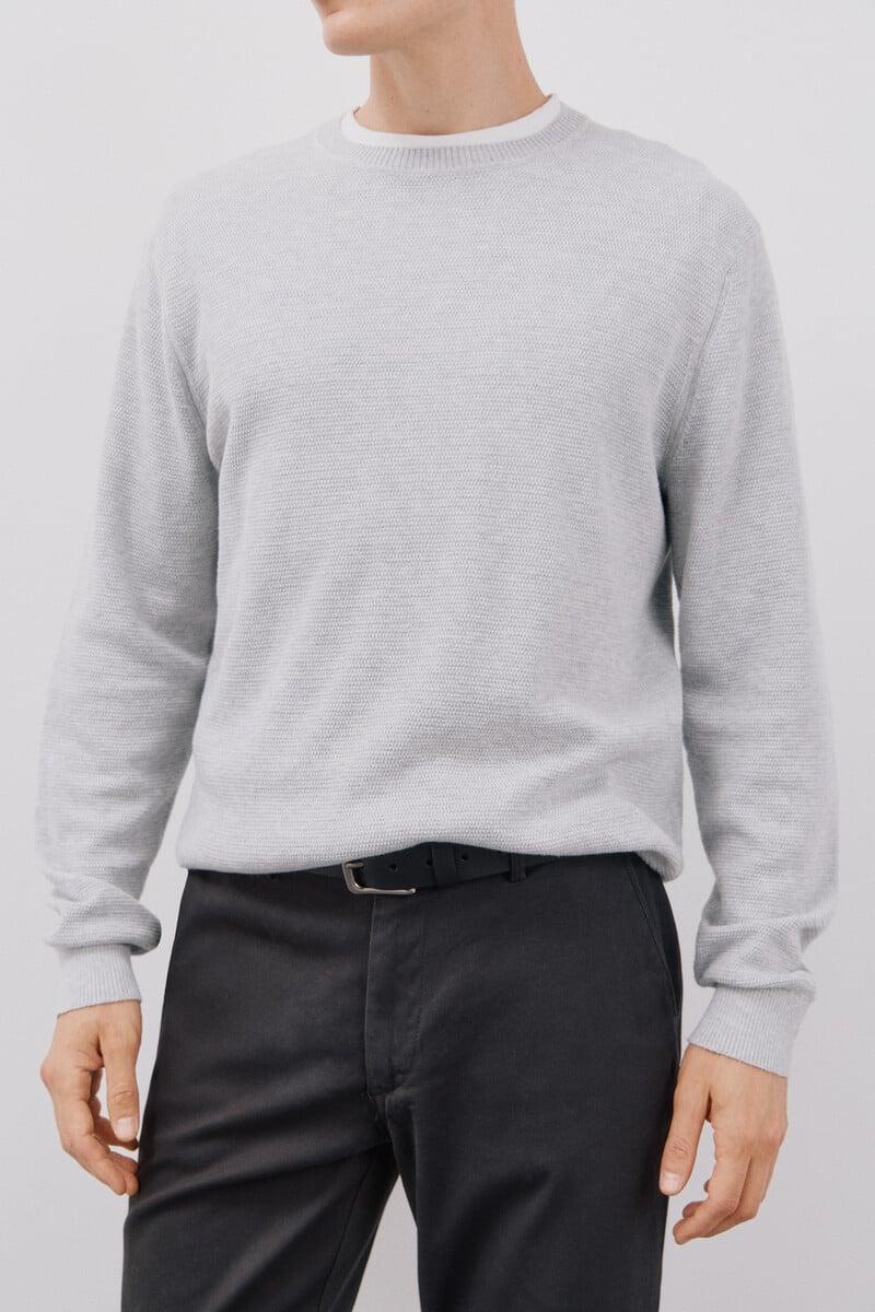 Pedro Del Hierro Jersey Algodón Ligero Cuello Redondo