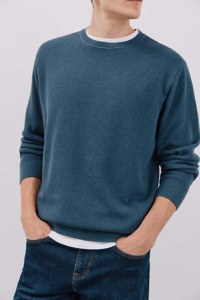 Pedro Del Hierro Jersey Algodón Ligero Cuello Redondo