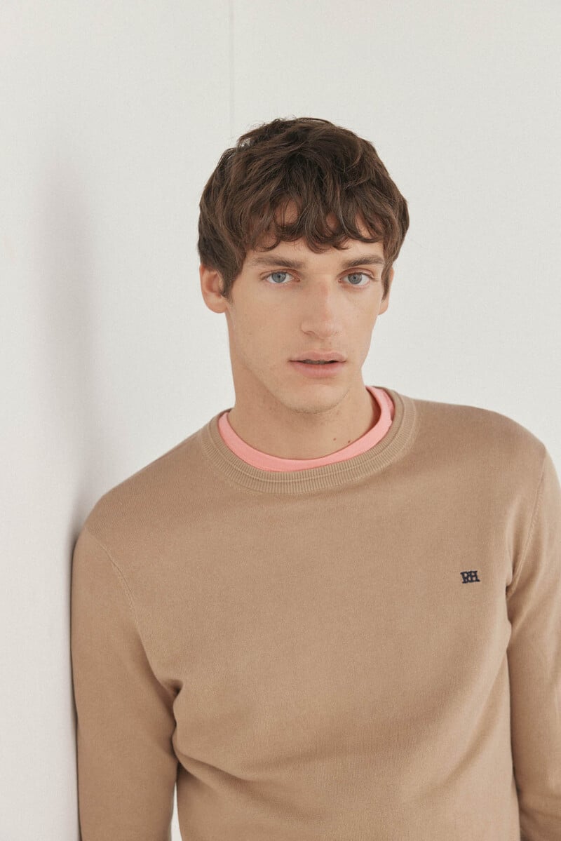 Pedro Del Hierro Jersey Algodón Premium Cuello Caja