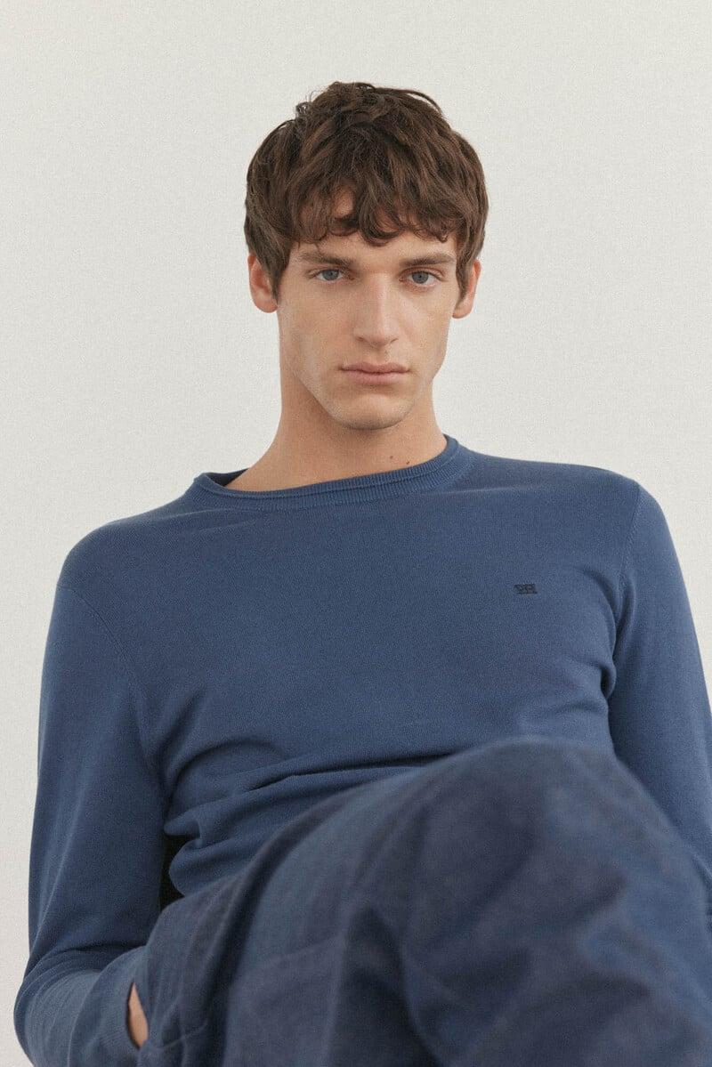 Pedro Del Hierro Jersey Algodón Premium Cuello Caja