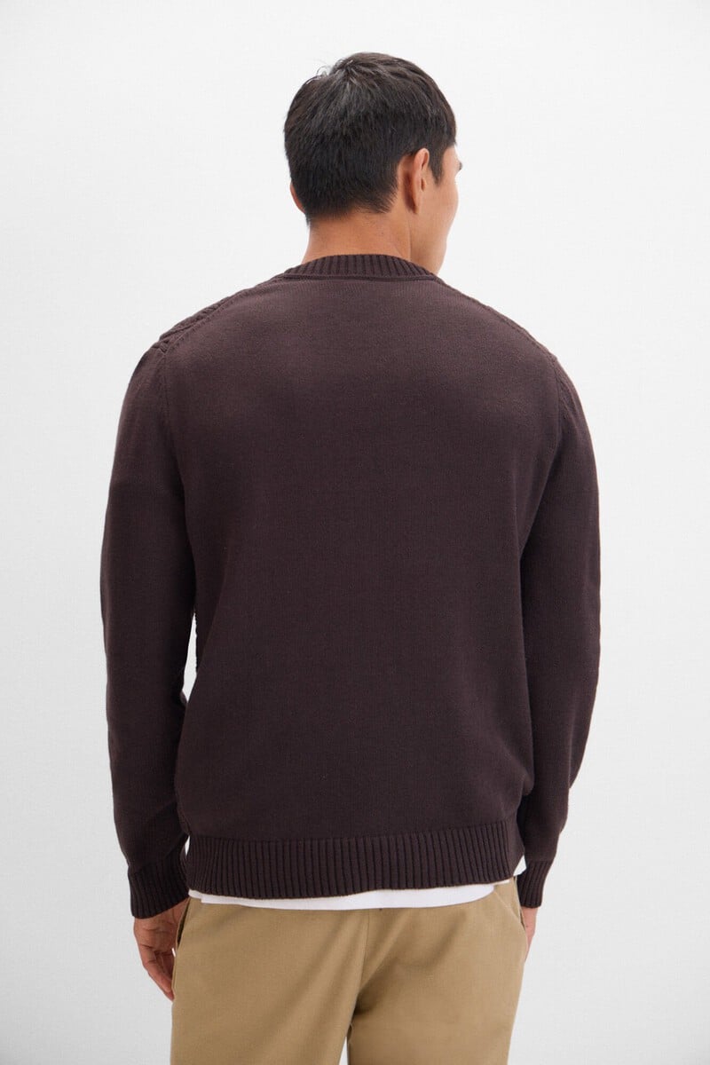 Pedro Del Hierro Jersey Algodón Rombos Cuello Redondo