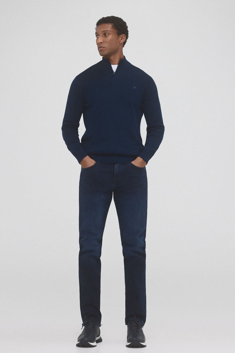 Pedro Del Hierro Jersey Cables Delanteros Cuello Redondo