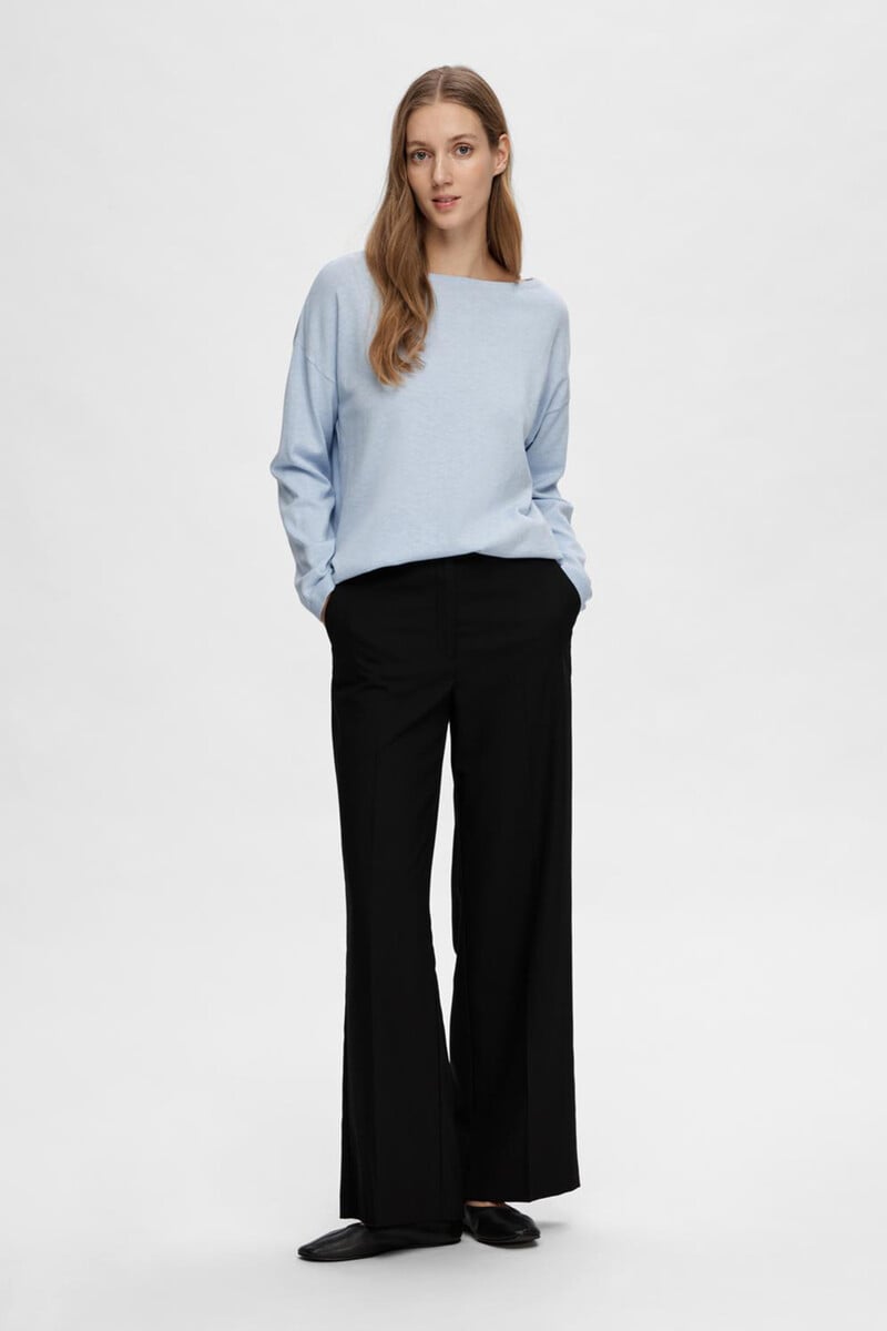 pedro del hierro Jersey con cuello de barco 100% algodón