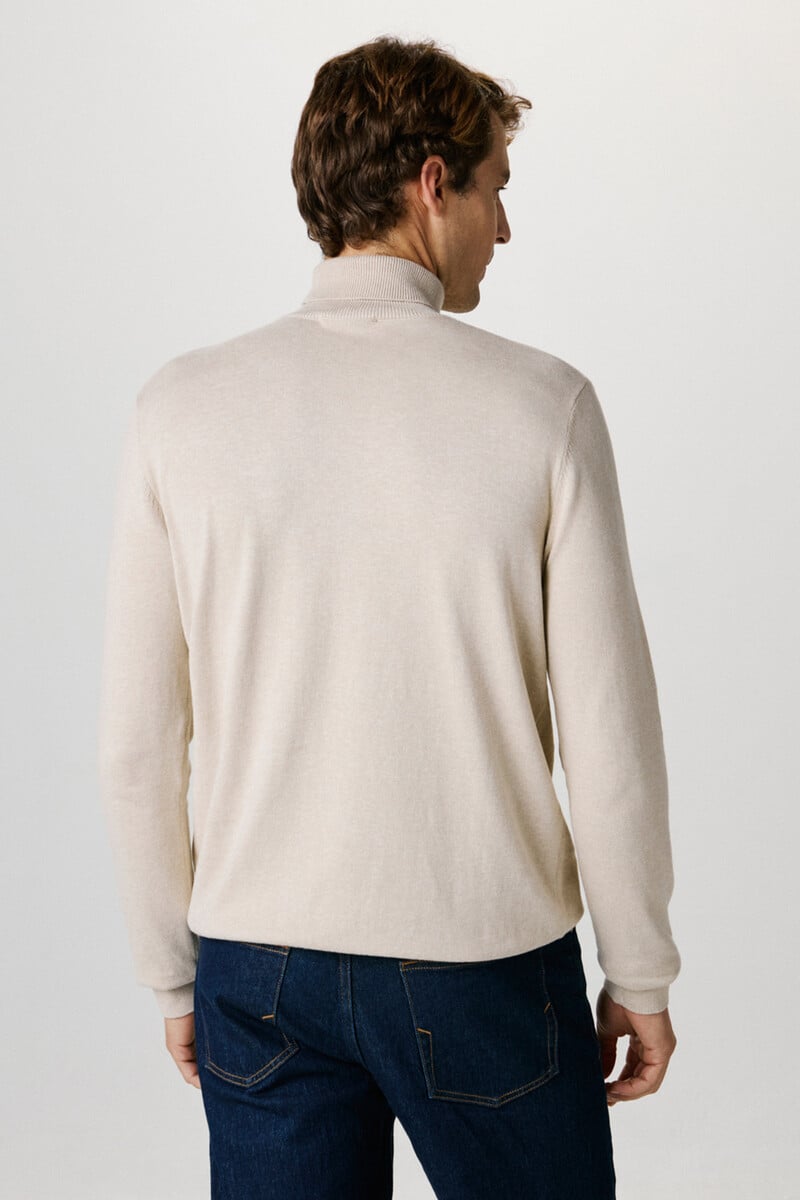 Pedro Del Hierro Jersey De Cuello Alto Confeccionado Con Algodón Orgánico