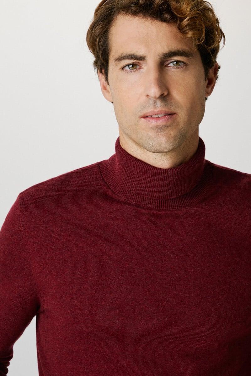 Pedro Del Hierro Jersey De Cuello Alto Confeccionado Con Algodón Orgánico