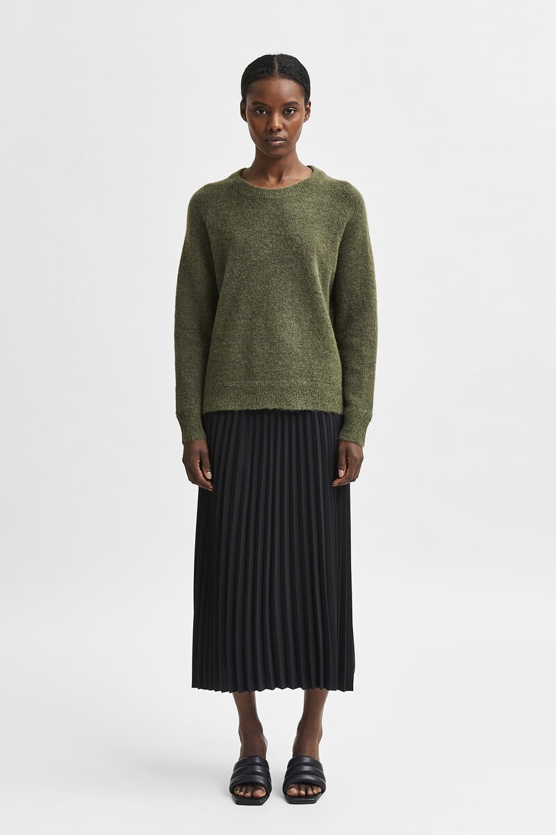 Pedro Del Hierro Jersey De Cuello Redondo Confeccionado Con Lana Y Alpaca. Regular Fit