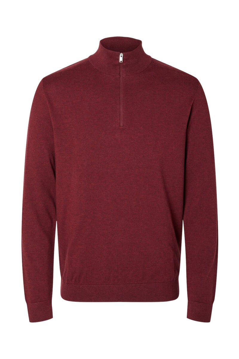 pedro del hierro Jersey de punto con media cremallera 100% algodón