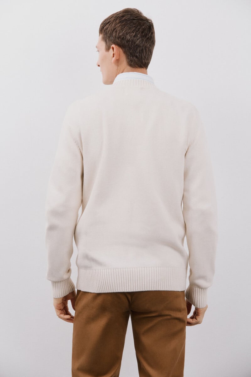 Pedro Del Hierro Jersey Estructura Cables Cuello Redondo