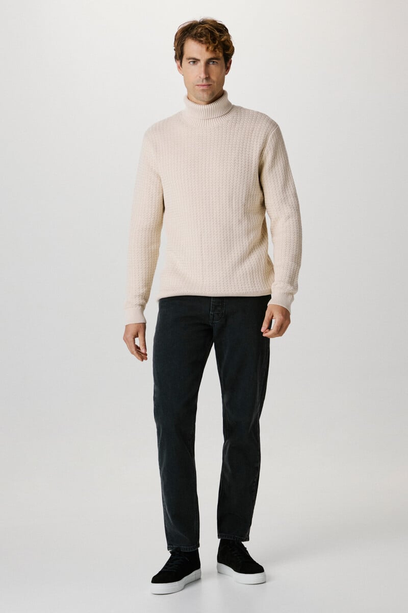 Pedro Del Hierro Jersey Estructura De Cuello Vuelto Confeccionado 100% Con Algodón Orgánico