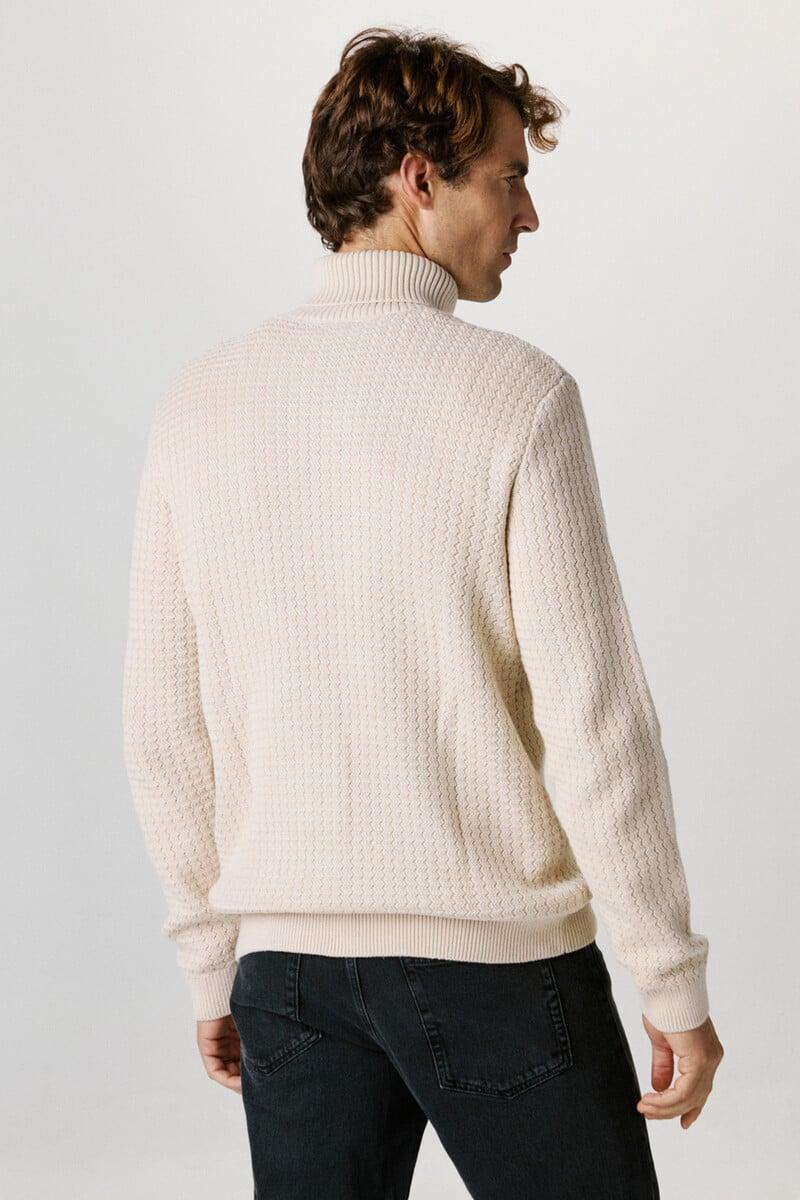 Pedro Del Hierro Jersey Estructura De Cuello Vuelto Confeccionado 100% Con Algodón Orgánico