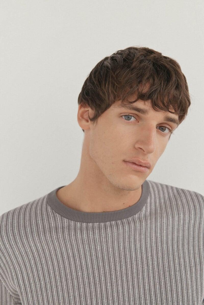 Pedro Del Hierro Jersey Estructura Vertical Cuello Redondo