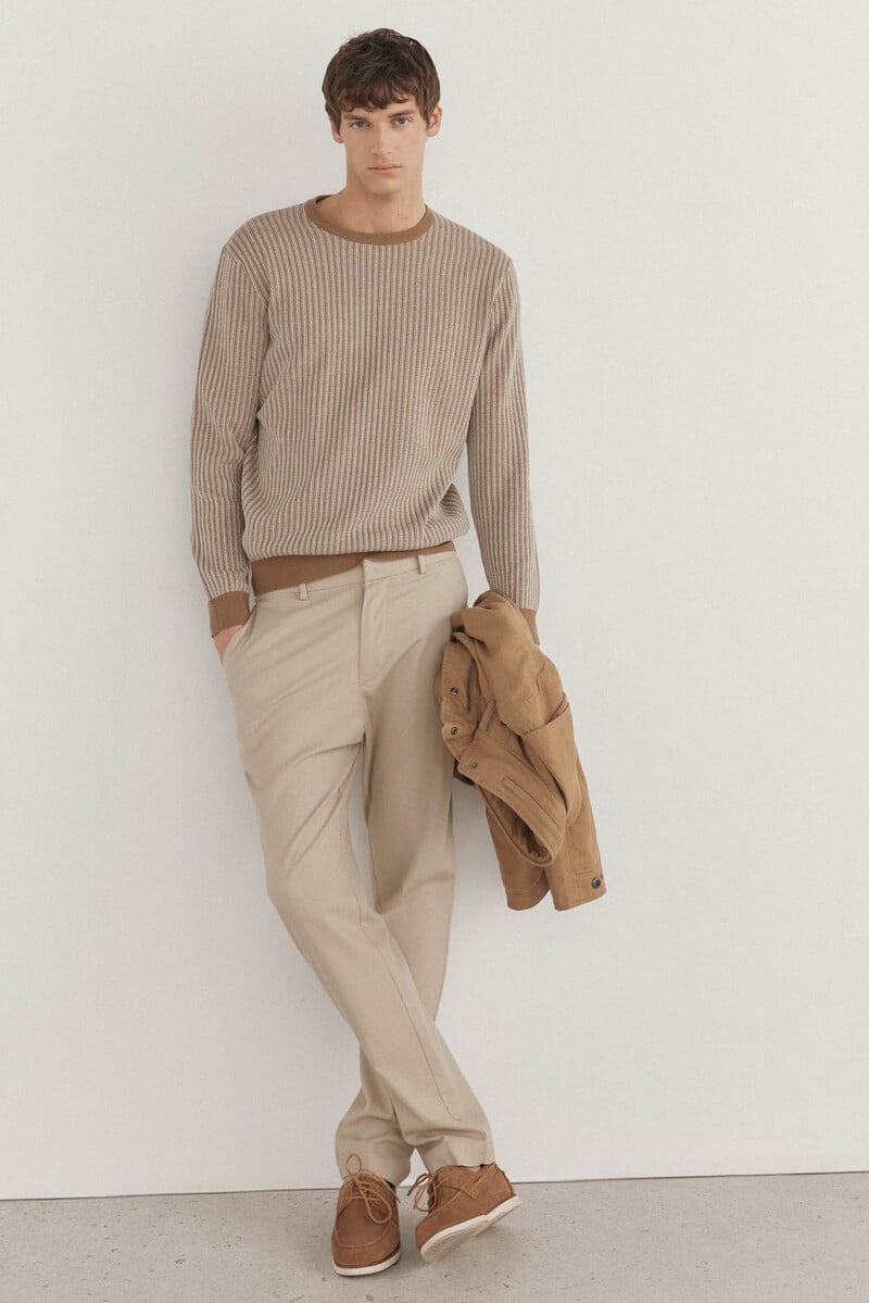 pedro del hierro Jersey estructura vertical cuello redondo