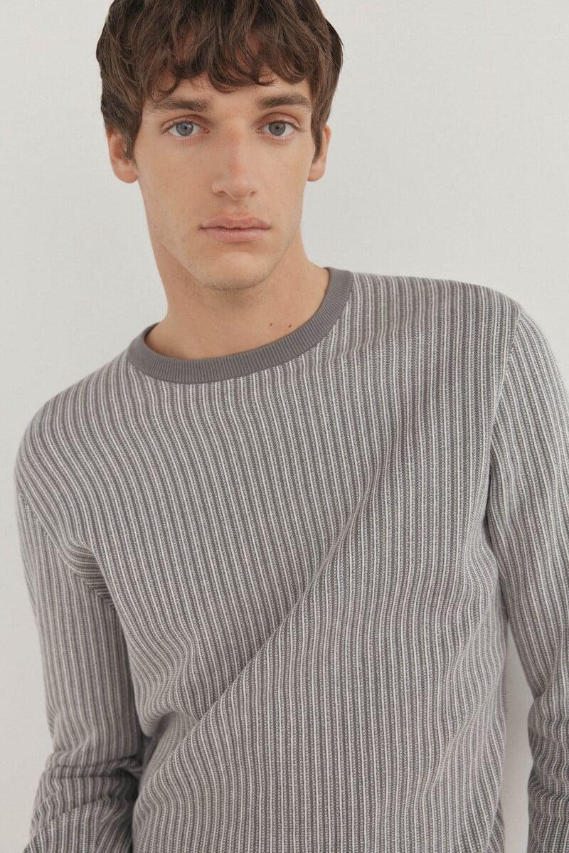 pedro del hierro Jersey estructura vertical cuello redondo