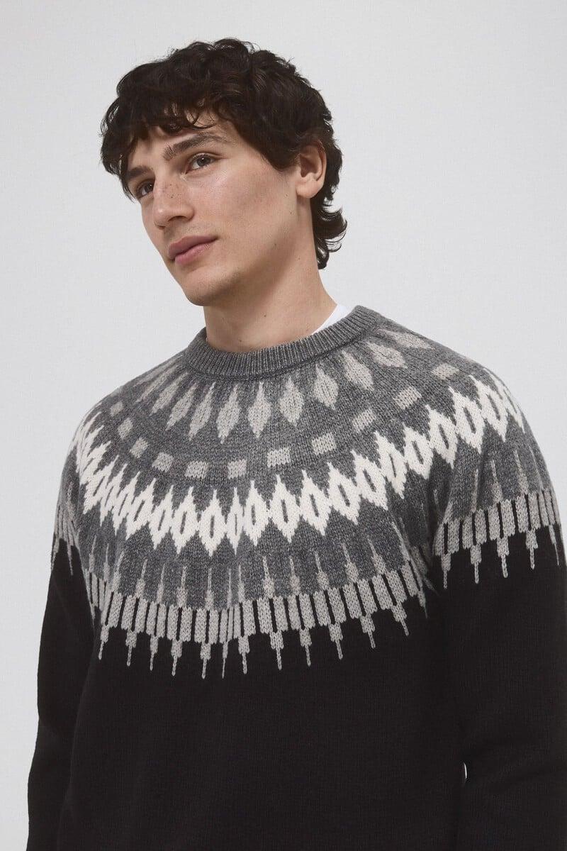 Pedro Del Hierro Jersey Navidad Lana Cuello Redondo
