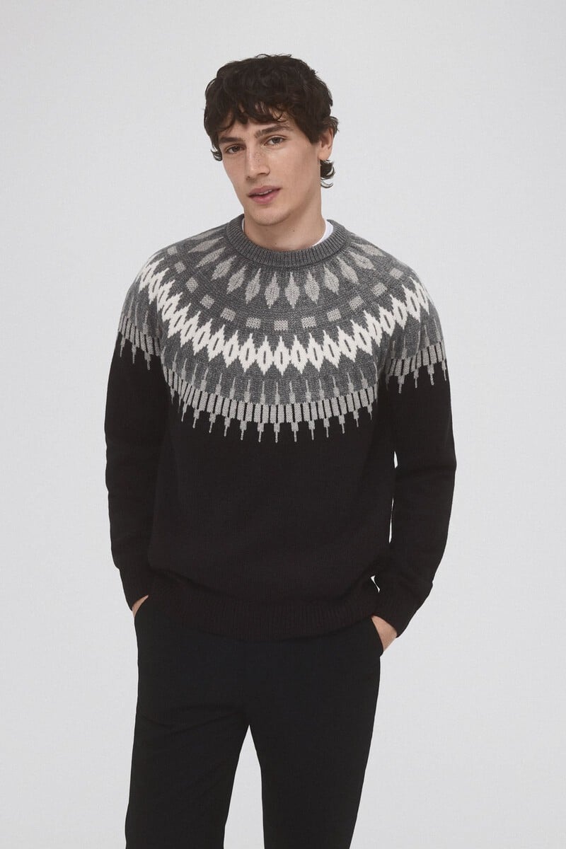 Pedro Del Hierro Jersey Navidad Lana Cuello Redondo