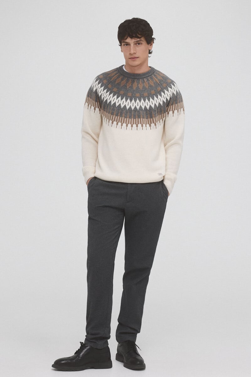 Pedro Del Hierro Jersey Navidad Lana Cuello Redondo