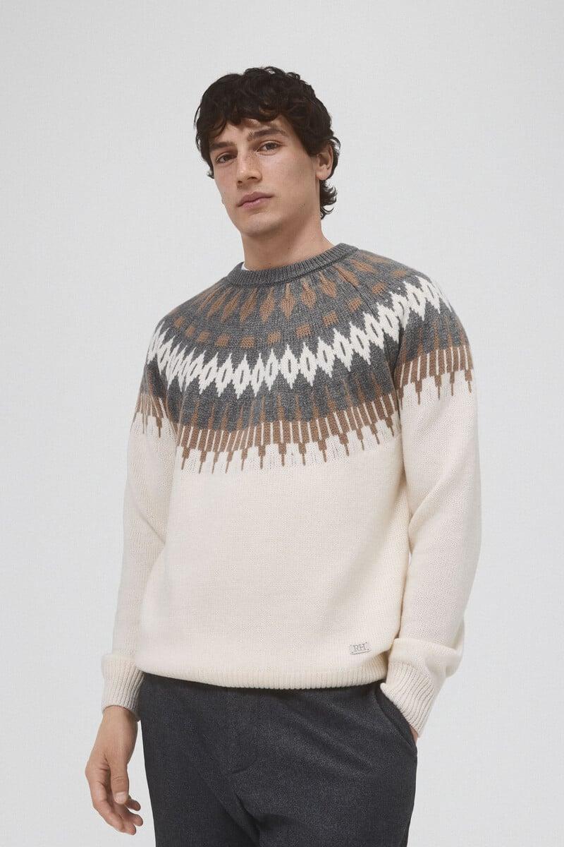 Pedro Del Hierro Jersey Navidad Lana Cuello Redondo