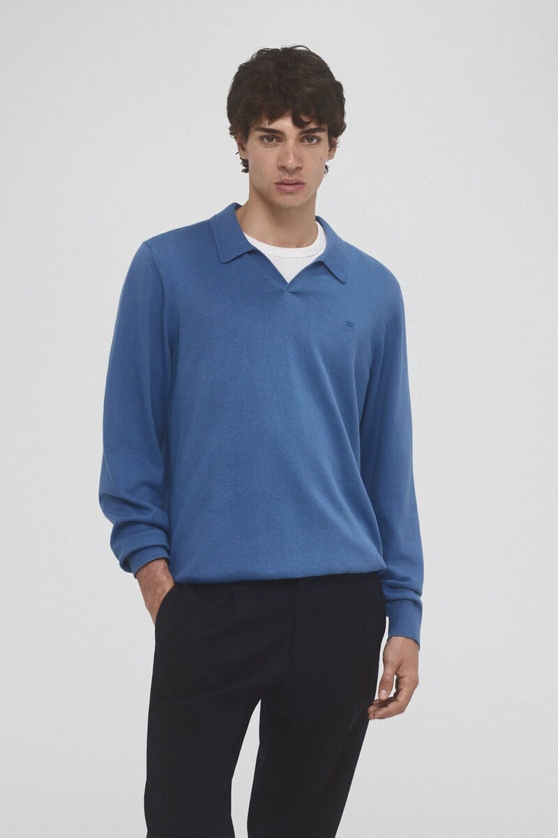 Pedro Del Hierro Jersey Punto Liso Premium Cuello Polo