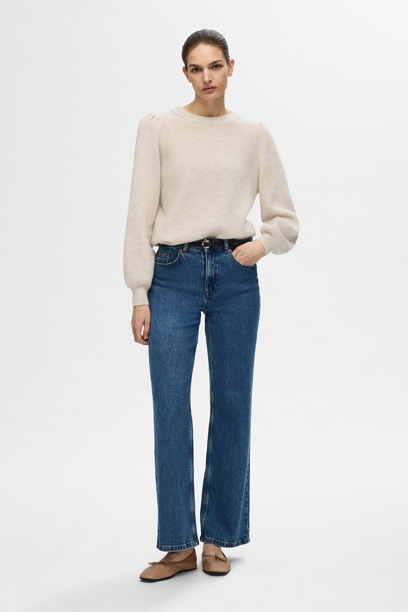 Pedro Del Hierro Jersey Rib De Cuello Redondo Confeccionado Con Lana Y Alpaca