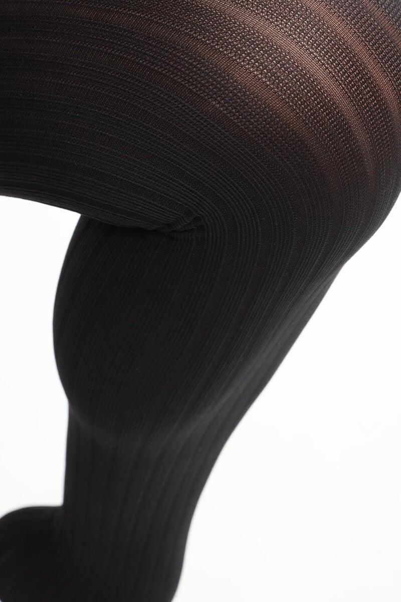 Pedro Del Hierro Medias Fantasia Style Le Ruban - Negro